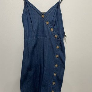 Denim Knee Lengh dress